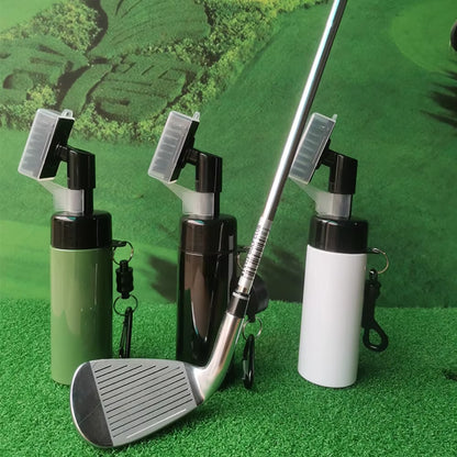 Golf Club Groove Cleaner Brush with Leakproof Spray Bottle Automatic Water Professional Golf Cleaning Kit Portable Golf Tools